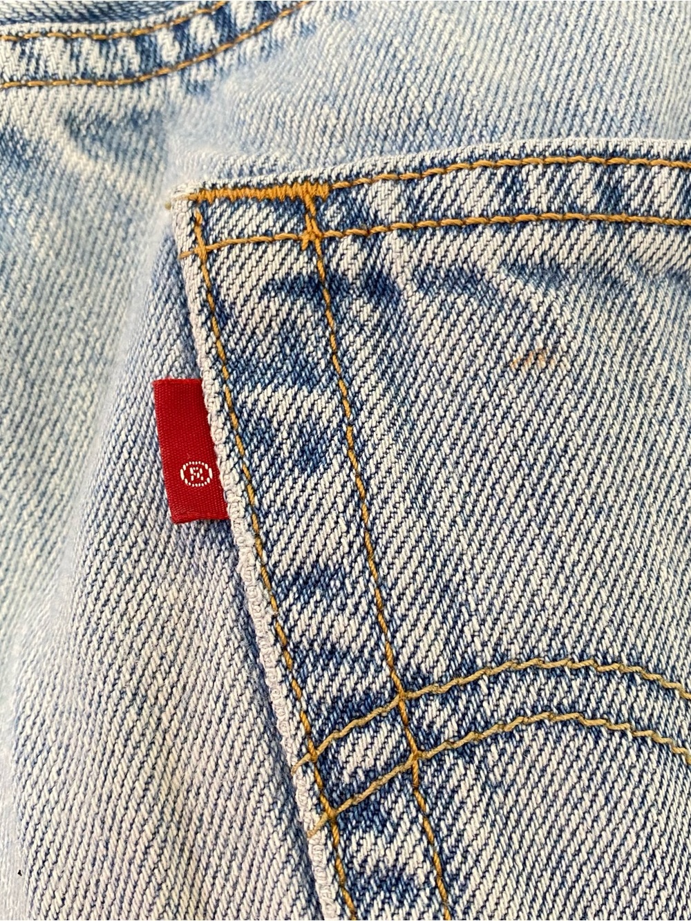 Upcycled Levi’s 505 Custom Jeans Waist 27 Womens Size 4 Small Levis OOAK Floral - Picture 9 of 15
